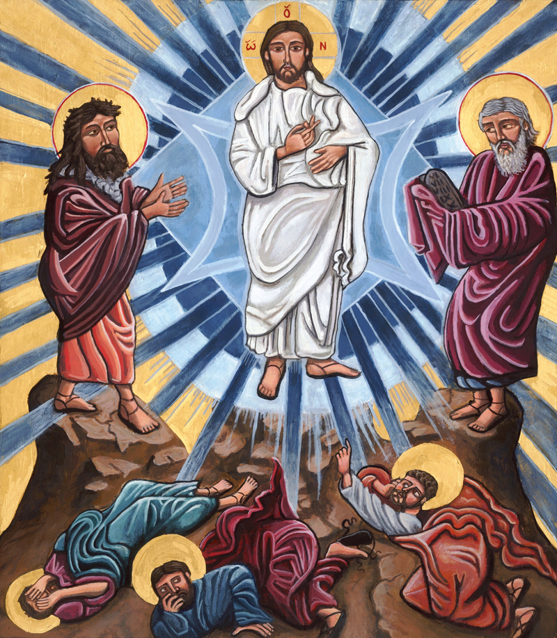 Title: Transfiguration; Scripture: Matthew 17:1-9, Mark 9:2-9, Luke 21:25-36