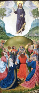 Title: Ascension; Scripture: Luke 24:44-53; Notes: Altarpiece from Thuison-les-Abbeville, France