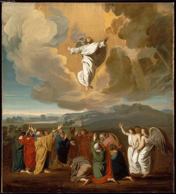 Title: The Ascension; Artist: John Singleton Copley (1738-1815); Scripture: Luke 24:44-53; Acts 1:1-11