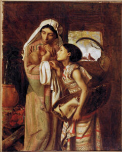Title: Mother of Moses; Artist: Simeon Solomon (1840-1905); Scripture: Exodus 1:8-2:10