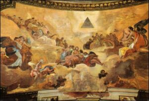 Title: Adoration of the Name of God; Artist: Francisco Goya (1746-1828); Scripture: Exodus 3:1-15