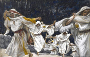 Title: Foolish Virgins; Date: 1886-1894; Artist: James Tissot (1836-1902); Scripture: Matthew 25:1-13