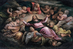 Title: Christ in Glory; Artist: Francesco Bassano (c. 1470-c. 1539); Scripture: Mark 8:31-38