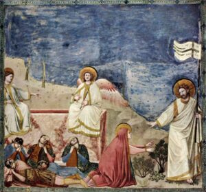Title: The Risen Christ and Noli Me Tangere; Artist: Giotto di Bondone (1266?-1337); Scripture: John 20:1-18