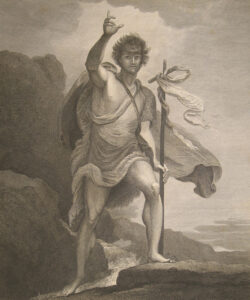 Title: The Macklin Bible -- St. John (John the Baptist); Date: 1796; Artist: Benjamin West (1738-1820) & John Landseer (1769-1852); Scripture: Luke 3:1-6, Luke 3:7-18.