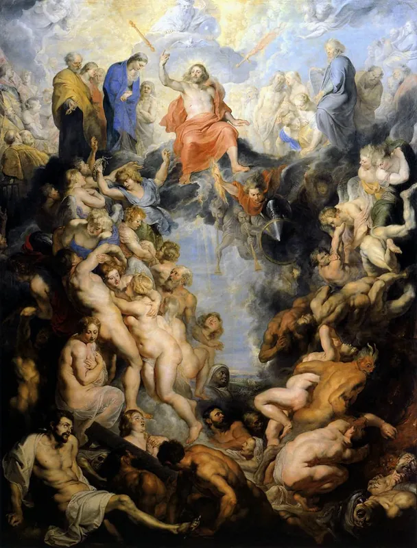 Title: Last Judgment; Date: 1617; Artist: Peter Paul Rubens (1577-1640); Scripture: Luke 21:25-36.