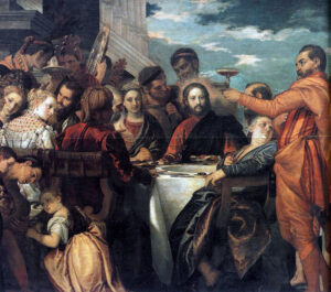 Title: Wedding at Cana; Date: 1571-1572; Artist: Veronese (1528-1588); Scripture: John 2:1-11