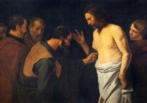 Title: Doubting Thomas; Date: 1654; Artist: Leendert van der Cooghen; Scripture: John 20:19-31